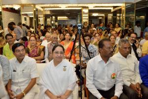 Rajyogini B. K. Shaku Didiji with Chief Guest